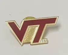 VIRGINIA TECH HOKIES PIN  VINTAGE NCAA VT LAPEL PIN Peter David