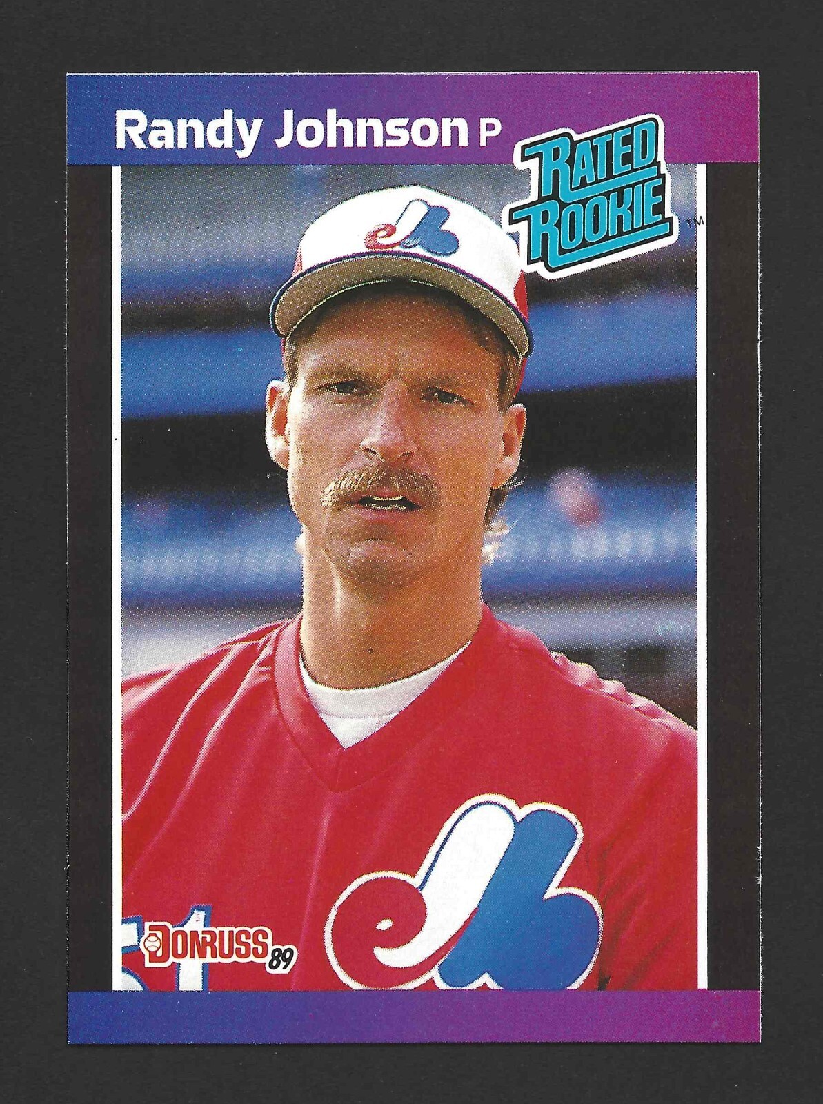 1989 Donruss #42 RANDY JOHNSON Raw - Montreal Expos - RC - HOF
