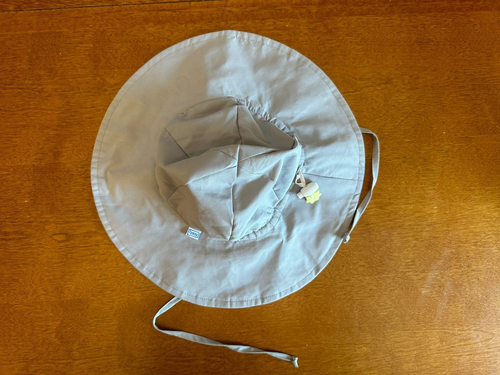 Toddler Girls i play Brim Sun Hat UPF 50+ in Gray, Size 2-4T