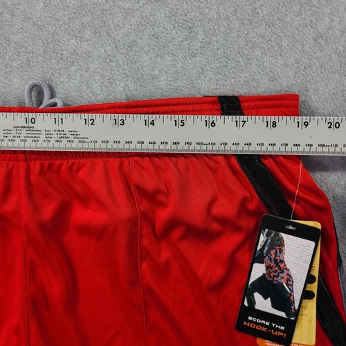 AND1 Men's XL Alley Oop Shorts Chinese Red 8” Inseam Basketball Athletic Gym NWT - Picture 6 of 13