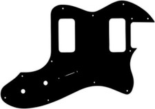 WD Custom Pickguard For Fender Telecaster Thinline Super Deluxe #03O Black/Or...