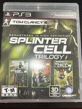 Tom Clancy’s Splinter Cell Trilogy, PlayStation 3 PS3 Remastered In HD Untested