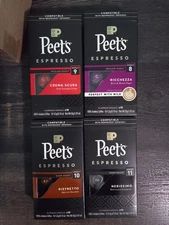 Peet's Espresso Nespresso Original Line Variety Pack 40 Capules BB 8/2025+