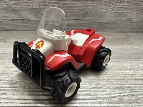 Vintage Playmobil Fire quad bike Toy Accessory Piece