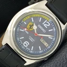 JAPAN VINTAGE SEIKO AUTOMATIC 7009A MENS FERRARI DIAL WATCH a700428-1
