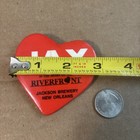 JAX Beer Vintage Pin Back Button - Jackson Brewery New Orleans — photo 3