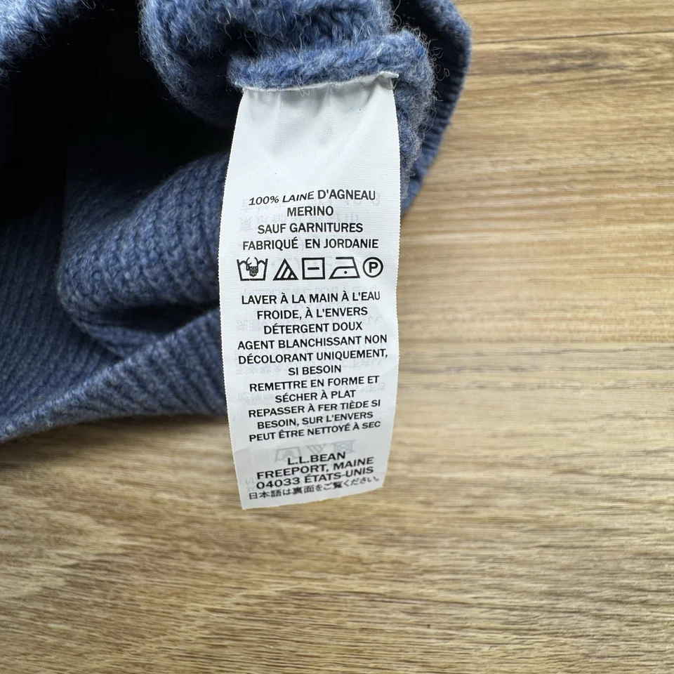 L.L. BEAN-100% Merino Lambs Wool Mens Full Zip-Front Vest XXXL-Reg Cabincore - Image 3 of 4