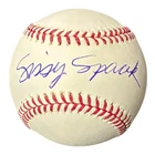 SISSY SPACEK SIGNED OFFICIAL MLB BASEBALL BECKETT BF39044 CARRIE