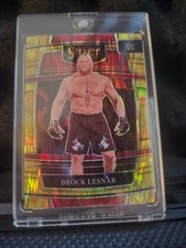 2022 Panini Select Prizm GOLD FLASH #01/10 Brock Lesnar WWE UFC  Wrestlemania 