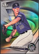 2022 Bowman Platinum Top Prospects Insert #TOP-36 McCade Brown Colorado Rockies