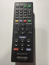 Sony Blu-Ray Remote Control RMT-B119A Black -  Tested Working 