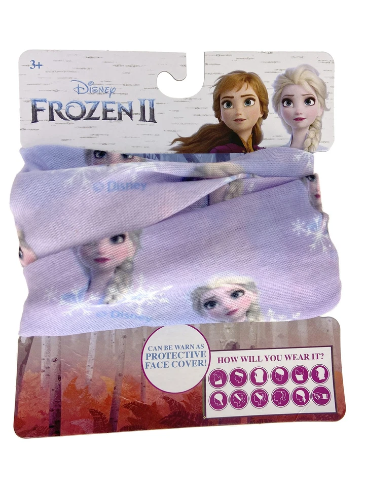 Disney Kids Girls Frozen Elsa 10 Pack All-Over Print Neck Gaiter Lightweight - Image 4 of 4