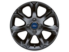 Genuine Ford Fiesta Mk7 16" Alloy Wheel Black 7 Spoke 6.5x16 2008-2012 2237343