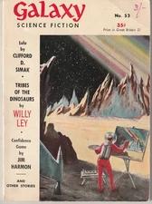 UK: Galaxy Science Fiction #53 - Strato 1957 "Several Original Classic Stories"