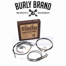 Burly Brand Extended Cable/Brake Line Kit for Gorilla Handlebars for hi