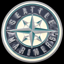 Seattle Mariners MLB Baseball Team Belt Buckle