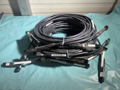 LOT OF 8 Dell EMC NetApp 038-003-730-1 5M SFP+ 10G DAC Twinax Cable TE 2074801-3