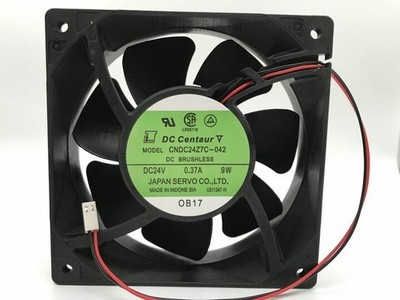 SERVO 12038 CNDC24Z7C-042 DC24V0.37A 9W for VACON inverter cooling fan 2pin *pz