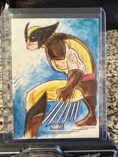 Marketplace image: 2026 Topps Chrome Marvel Wolverine 1/1 Hand-Drawn Sketch