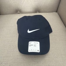 Nike Youth Swoosh Baseball Cap Navy Blue Adjustable Hat Boys Girls Unisex 4-7T