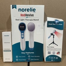 Norelie RedRevive Red Light Laser Therapy Wand BUNDLE Holder and Gel