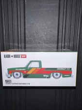 Kaido House x Mini GT 1:64 Chevrolet Silverado KAIDO WORKS V3 Dark Green KHMG226