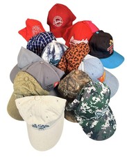 Mixed Brands Hat Cap Lot 13 Snap Back Strap Back Mens Trucker Mesh Camo Ballcap