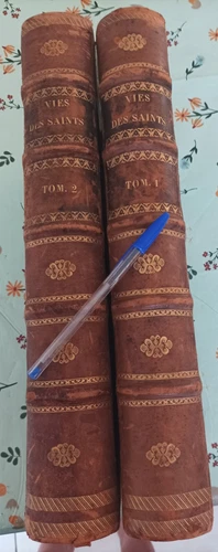 binding 18th life of the saints pout every day 2/2 40 cm by 27 cm 1858