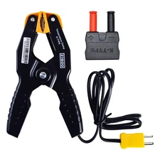 ZIBOO 69140 K-Type Thermometer, Pipe Temperature Clamp For HVAC✦KD