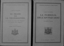 GOLDONI LA FAMIGLIA DELL'ANTIQUARIO - LE SMANIE PER LA VILLEGGIATURA 2 VOLUMI