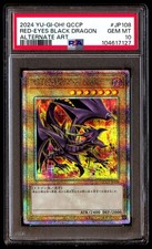 PSA 10 Occhi Rossi Drago Nero JP108 Yu Gi Oh! Qccp Quarto Secolo Cronache Sid