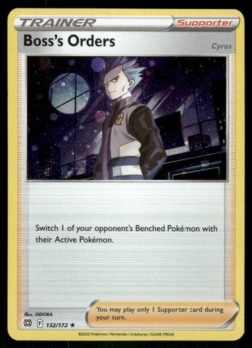 Boss's Orders 132/172 - Brilliant Stars - Holo Rare NM
