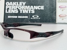 Oakley Flak Jacket 1.0 XLJ Metallic Red w/ Gunmetal Icons NEW Release March 2007