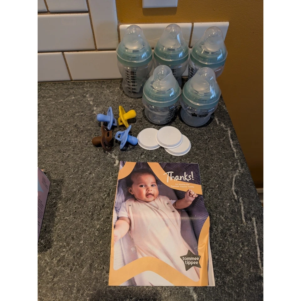 LOTE Tommee Tippee Natural Start Avanzado Anticólicos Biberones Chupetes Set Foto 4 de 4