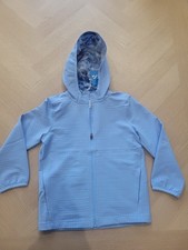 Dsg Kids Boys Mixed Media Lightweight Hooded Jacket. Size XS. Blue