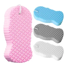 1/2x Super Soft Exfoliating Bath Sponge Ultra Soft Bath Body Shower Sponge clean