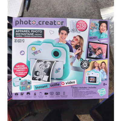 Canal Toys Photo Creator Instant Kamera für Kinder, Selfie & Video, 3-in-1