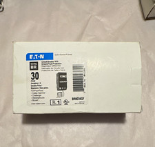 Eaton BRN230GF 30A 2-Pole GFI Ground Fault Circuit Breaker 120-240V