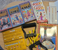 Richard Simmons Food Mover Set with Exercise Band, Book, Stickers