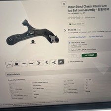 Front Right Lower Control Arm And Ball Joint ...