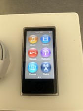 Apple iPod nano 7th Generation Slate Gray  (16 GB) New Battery Installed.