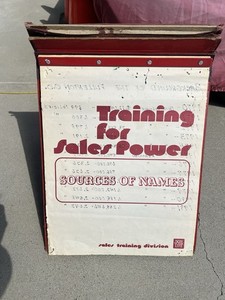 Vintage New York Life Insurance Sales Training Flip Chart Poster Display Set