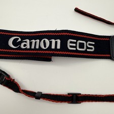 Canon EOS I Camera Neck Shoulder Strap Replacement Part Black Red