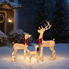 Yescom 3-Piece 5FT Christmas Reindeer Family with 290 Warm LEDs for Home Decor — photo 8