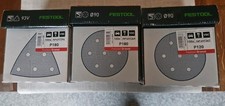 Festool sanding pads x 3 boxes (as photo's) round & triangle