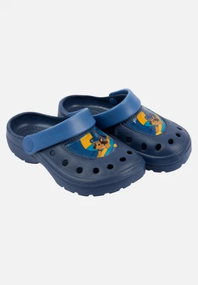 Paw Patrol Clogs für Jungen Kinder Gartenschuhe Pantoletten Hausschuhe Blau