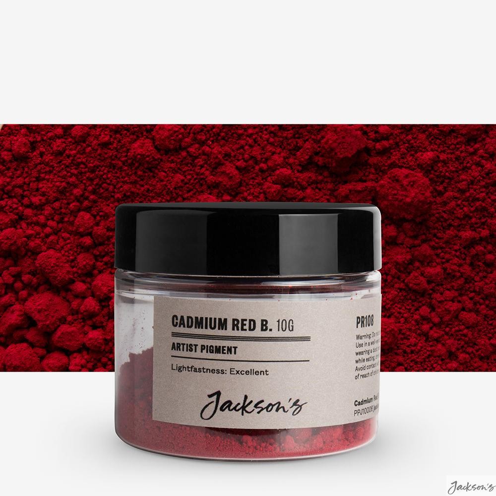 Jackson's : Artist Pigment : Cadmium Red Brownish PR108 : 10g (in 50ml Jar) (...