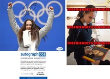 Alina Zagitova signed "2018 OLYMPICS" 8x10 Photo GOLD MEDAL Figure Skating ACOA