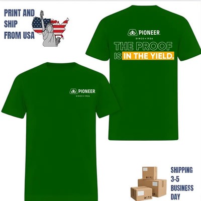 Pioneer Proof Is In The Yield Graphic T-Shirt Mens Farm Tee