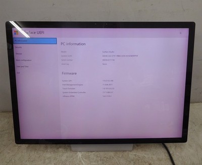 Microsoft Surface Studio 4K 28'' AIO i5-6440HQ 8GB RAM no HD no OS #1(S29-0)